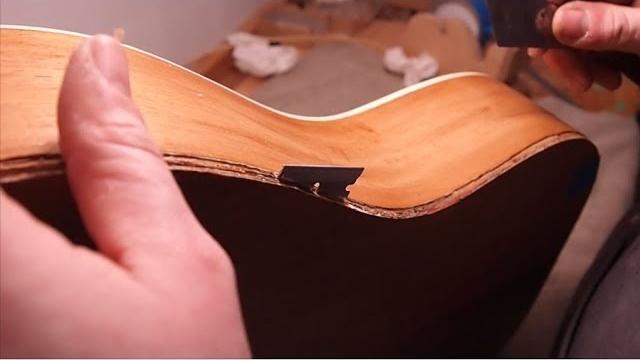 Guitar repair - you won't believe what i found inside... Guitar repair - you won't believe what i found inside...