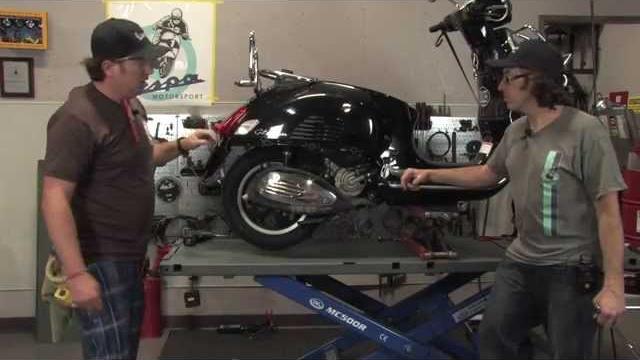 Vespa gts engine removal Vespa gts engine removal