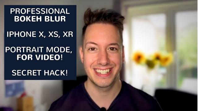 Iphone bokeh portrait mode, for video! secret hack Iphone bokeh portrait mode, for video! secret hack
