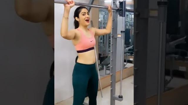 Hot.. girl gym morning Hot.. girl gym morning