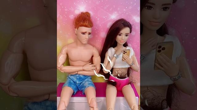 Barbie and ken funny couple #humor #comedy #stopmotion Barbie and ken funny couple #humor #comedy #stopmotion