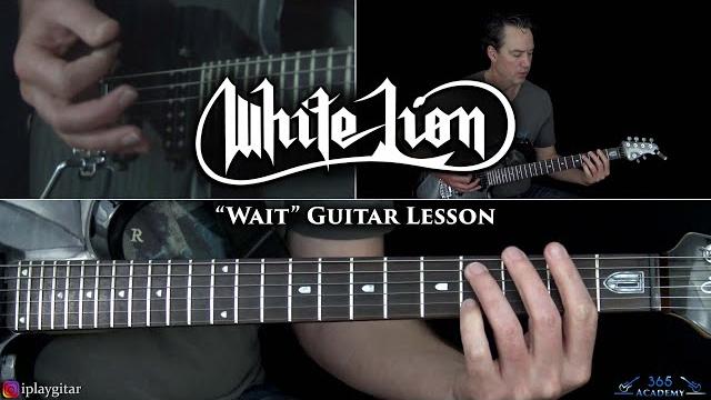 White lion - wait guitar lesson White lion - wait guitar lesson