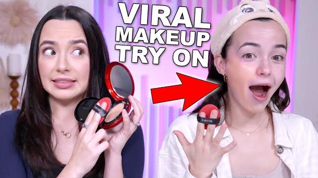 Trying viral tiktok makeup from japan - merrell twins Trying viral tiktok makeup from japan - merrell twins