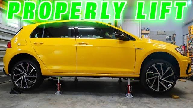 How to properly lift a car on 4 jack stands How to properly lift a car on 4 jack stands