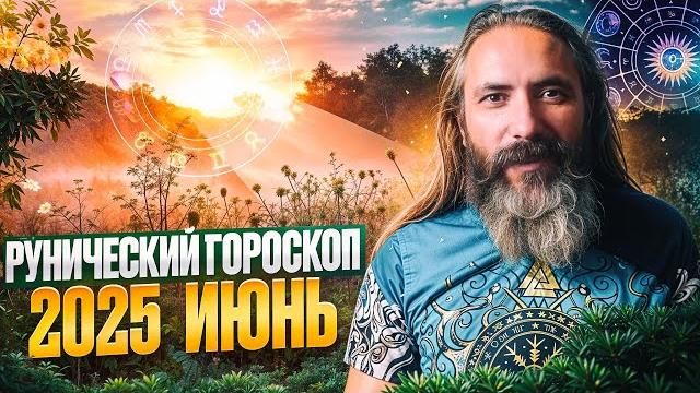 Рунический гороскоп на июнь 2025 года для всех знаков зодиака. астрология и руны. юрий исламов Рунический гороскоп на июнь 2025 года для всех знаков зодиака. астрология и руны. юрий исламов