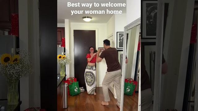 Surprising my wife with a dance 🫶 #shorts Surprising my wife with a dance 🫶 #shorts