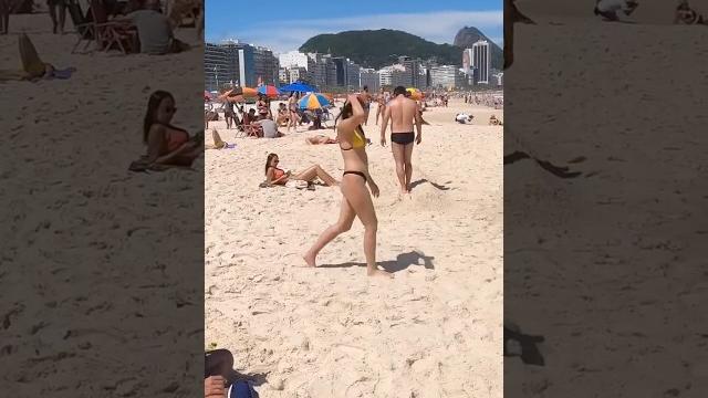 Copacabana beach in rio de janeirobrazil Copacabana beach in rio de janeirobrazil