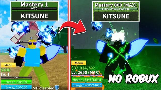 Starting over as a noob using *kitsune* fruit with no robux in blox fruits | unlocked rabbit race v4 Starting over as a noob using *kitsune* fruit with no robux in blox fruits | unlocked rabbit race v4