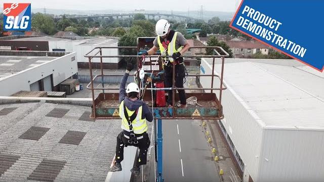 Hanging out at safetyliftingear - g-force. automatic descent system for rapid rescue at height Hanging out at safetyliftingear - g-force. automatic descent system for rapid rescue at height