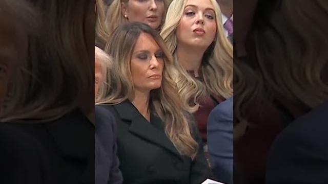 Donald trump, melania, and others react to bishop's words Donald trump, melania, and others react to bishop's words