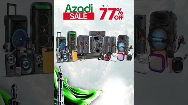 Audionic azadi sale up to 77% off is live now ! Audionic azadi sale up to 77% off is live now !