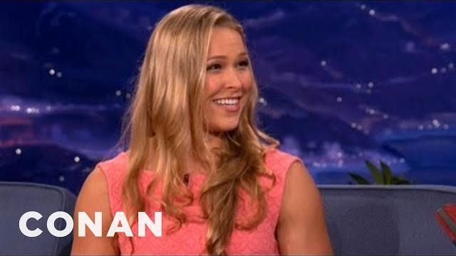 Mma champ ronda rousey on sex before matches | conan on tbs Mma champ ronda rousey on sex before matches | conan on tbs