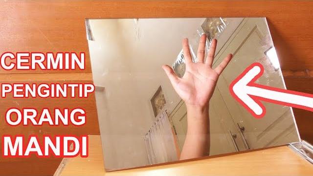 Rahasia cermin pengintip orang mandi (cermin 2 arah) Rahasia cermin pengintip orang mandi (cermin 2 arah)