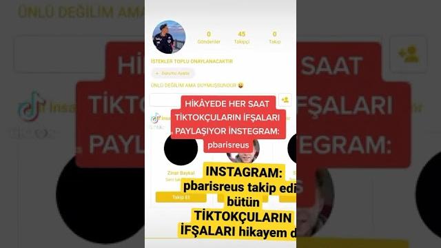 Tüm ti̇ktokçularin i̇fşalari@pbarisreus hesabında #instegr #barisreus #tiktok #melekazadifşa #ifşa Tüm ti̇ktokçularin i̇fşalari@pbarisreus hesabında #instegr #barisreus #tiktok #melekazadifşa #ifşa