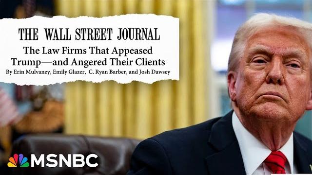 Law firms that made deal with trump, see major clients abandon them for firms that stood up to him Law firms that made deal with trump, see major clients abandon them for firms that stood up to him
