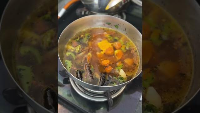 Arachu vitta sambhar Arachu vitta sambhar