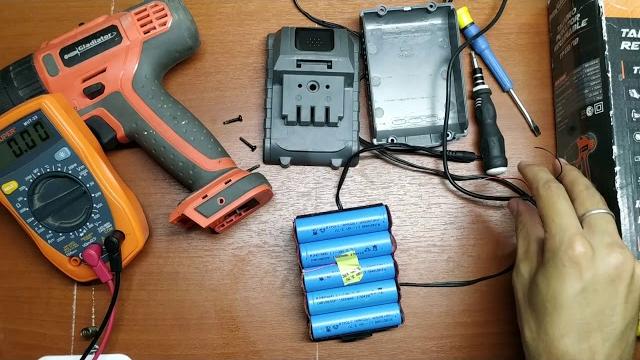 Como reparar batería de taladro | 2 fallas en 1 Como reparar batería de taladro | 2 fallas en 1