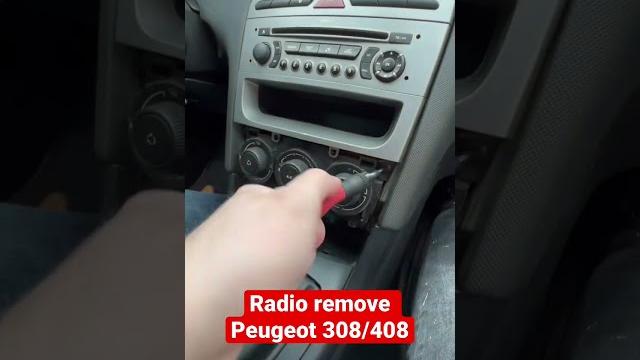 How to remove peugeot 308 408 car radio headunit #android #car #reels #youtubeshorts #asmr How to remove peugeot 308 408 car radio headunit #android #car #reels #youtubeshorts #asmr