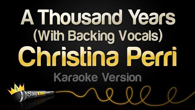 Christina perri - a thousand years (karaoke with backing vocals) Christina perri - a thousand years (karaoke with backing vocals)