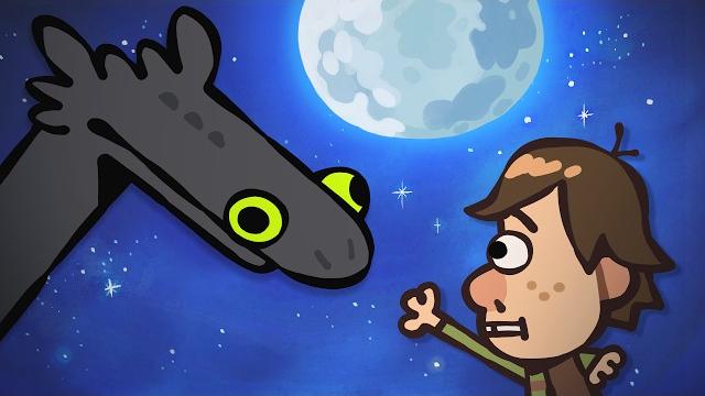 The ultimate “how to train your dragon” recap cartoon The ultimate “how to train your dragon” recap cartoon