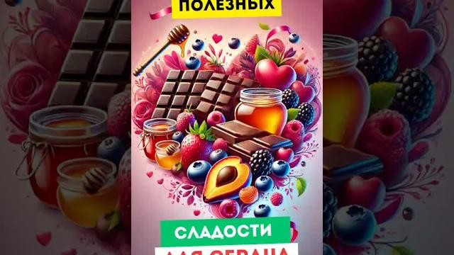 Самые полезные сладости для сердца ️ #youtubeshorts Самые полезные сладости для сердца ️ #youtubeshorts