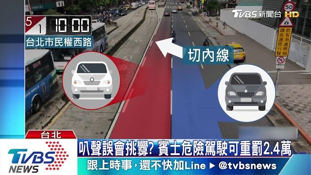 喇叭"示意禮讓"遭誤會? 駕駛涉逼車 險撞 喇叭"示意禮讓"遭誤會? 駕駛涉逼車 險撞