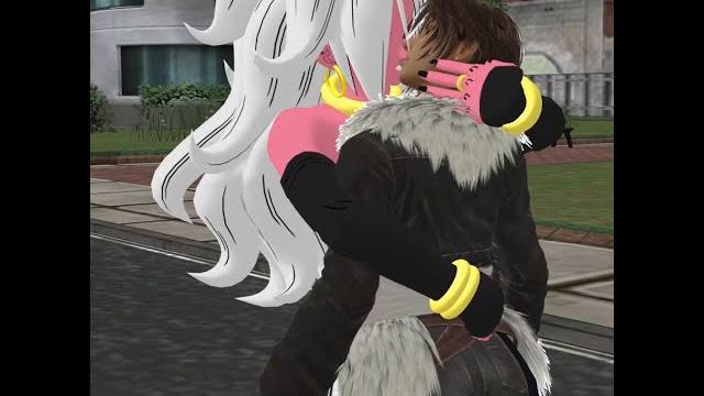 Android 21 kisses squall and drains his energy Android 21 kisses squall and drains his energy