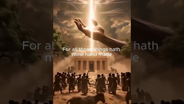 Heaven is his throne, earth is his footstool | isaiah 66:1-2 (kjv) visualized@aibiblemovies Heaven is his throne, earth is his footstool | isaiah 66:1-2 (kjv) visualized@aibiblemovies