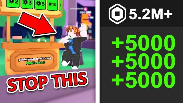 Stop this to earn 10x more robux in pls donate! (roblox) Stop this to earn 10x more robux in pls donate! (roblox)