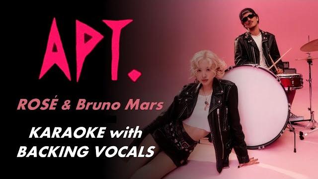 Rosé & bruno mars - apt. - karaoke with backing vocals Rosé & bruno mars - apt. - karaoke with backing vocals