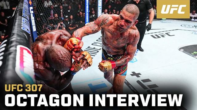 Alex pereira octagon interview | ufc 307 Alex pereira octagon interview | ufc 307