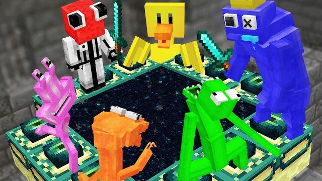 Minecraft but rainbow friends beat the game for you Minecraft but rainbow friends beat the game for you