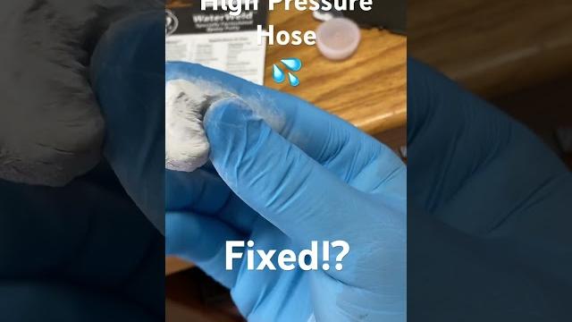 Jb waterweld fixes high pressure water line!? #repair #athome #diy #fixed #waterpressure #texas Jb waterweld fixes high pressure water line!? #repair #athome #diy #fixed #waterpressure #texas