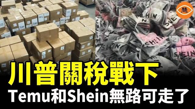 川普關稅戰下 temu和shein快無路可走了! 川普關稅戰下 temu和shein快無路可走了!