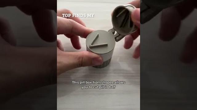 4 in 1 pill box with pill crusher! 4 in 1 pill box with pill crusher!