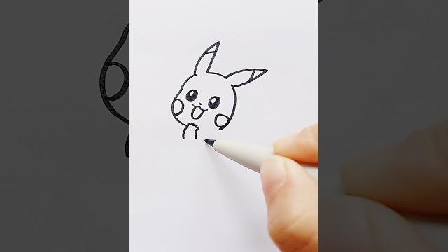 皮卡丘简笔画教程 皮卡丘简笔画教程