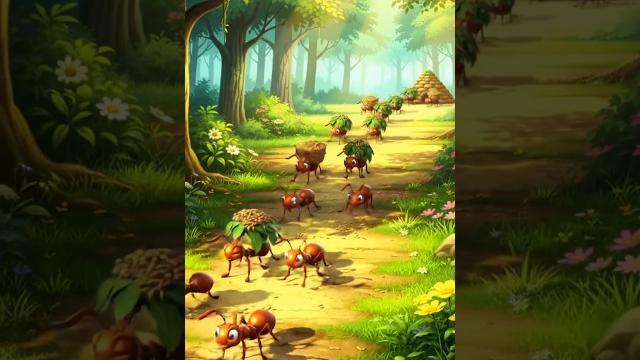 Ant fight #shorts #trending #viral #3d #cartoon Ant fight #shorts #trending #viral #3d #cartoon