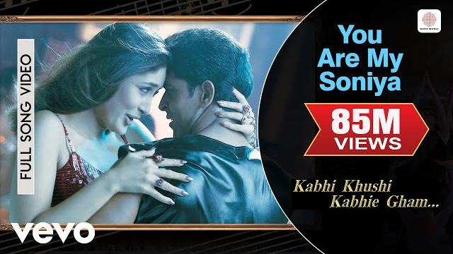 You are my soniya full video - k3g|kareena kapoor, hrithik roshan|sonu nigam, alka yagnik You are my soniya full video - k3g|kareena kapoor, hrithik roshan|sonu nigam, alka yagnik
