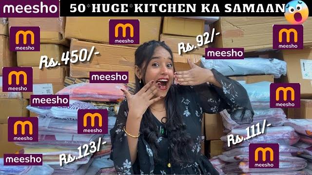 100 meesho huge trendy *sasta*sasural ka smaan|| omg इससे सस्ता कुछ नहीं हो सकता|| ghtiya smaan 100 meesho huge trendy *sasta*sasural ka smaan|| omg इससे सस्ता कुछ नहीं हो सकता|| ghtiya smaan