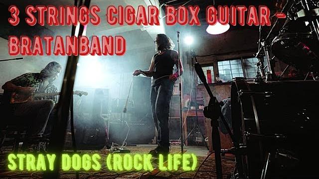 Cigar box guitar - 3 strings in a band Cigar box guitar - 3 strings in a band