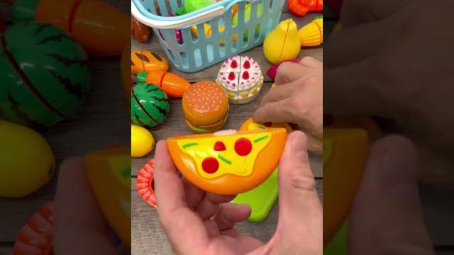 Cutting food toys for children Cutting food toys for children