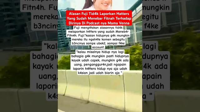 Alasan fuji tid4k lapork4n hatters #fujian #fujiantiutamiputri #fujihariini #fujiterbaru #fyp Alasan fuji tid4k lapork4n hatters #fujian #fujiantiutamiputri #fujihariini #fujiterbaru #fyp