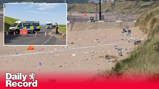 Teenager dies after horror stabbing at irvine beach Teenager dies after horror stabbing at irvine beach