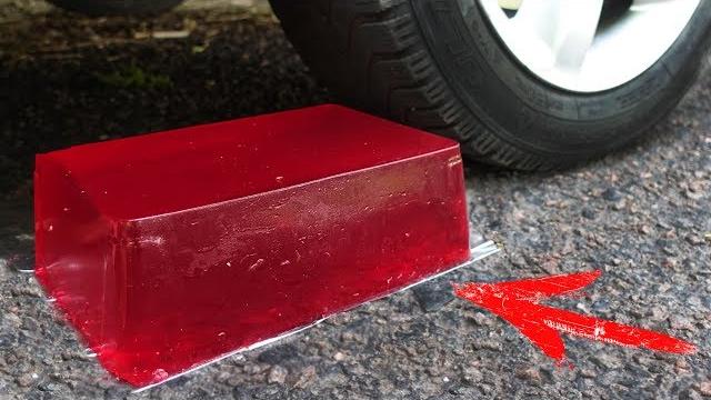 Experiment: car vs jelly Experiment: car vs jelly