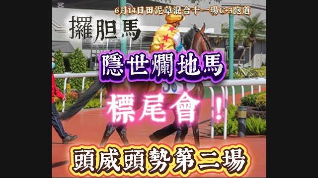 頭威頭勢第二場,《攞胆馬》隱世爛地馬!標尾會!14/6田泥草混合十一場c+3跑道。 頭威頭勢第二場,《攞胆馬》隱世爛地馬!標尾會!14/6田泥草混合十一場c+3跑道。