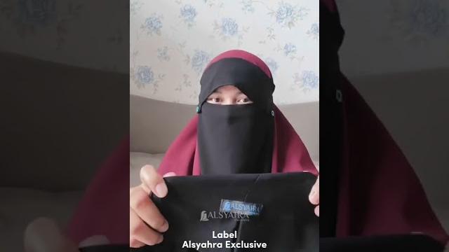 Review khimar bandana cadar tali jetblack Review khimar bandana cadar tali jetblack