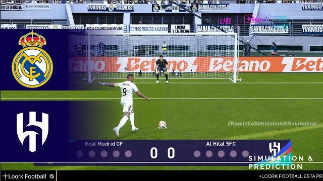 Penalty shootout / real madrid vs. al hilal /fifa club world cup 2025 / video game simulation Penalty shootout / real madrid vs. al hilal /fifa club world cup 2025 / video game simulation