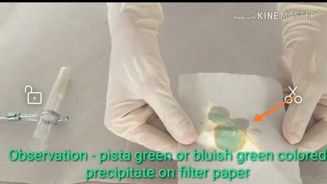 Fouchet's test - for detection of bile pigments in urine Fouchet's test - for detection of bile pigments in urine