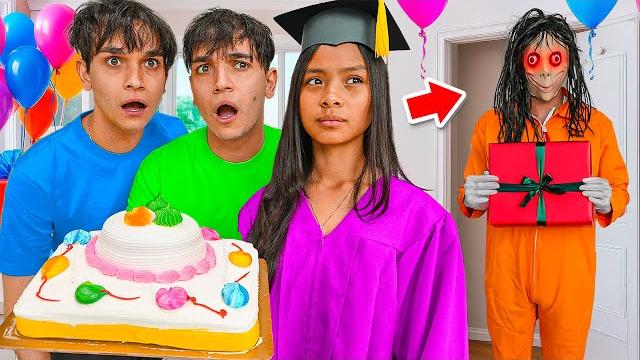 The creepy man ruined our little sister’s party! The creepy man ruined our little sister’s party!