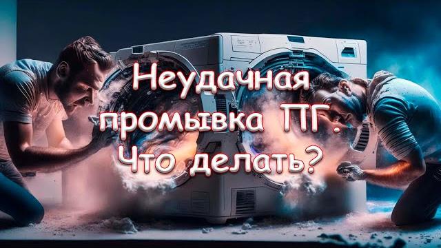 Неудачная промывка пг. что делать? Неудачная промывка пг. что делать?